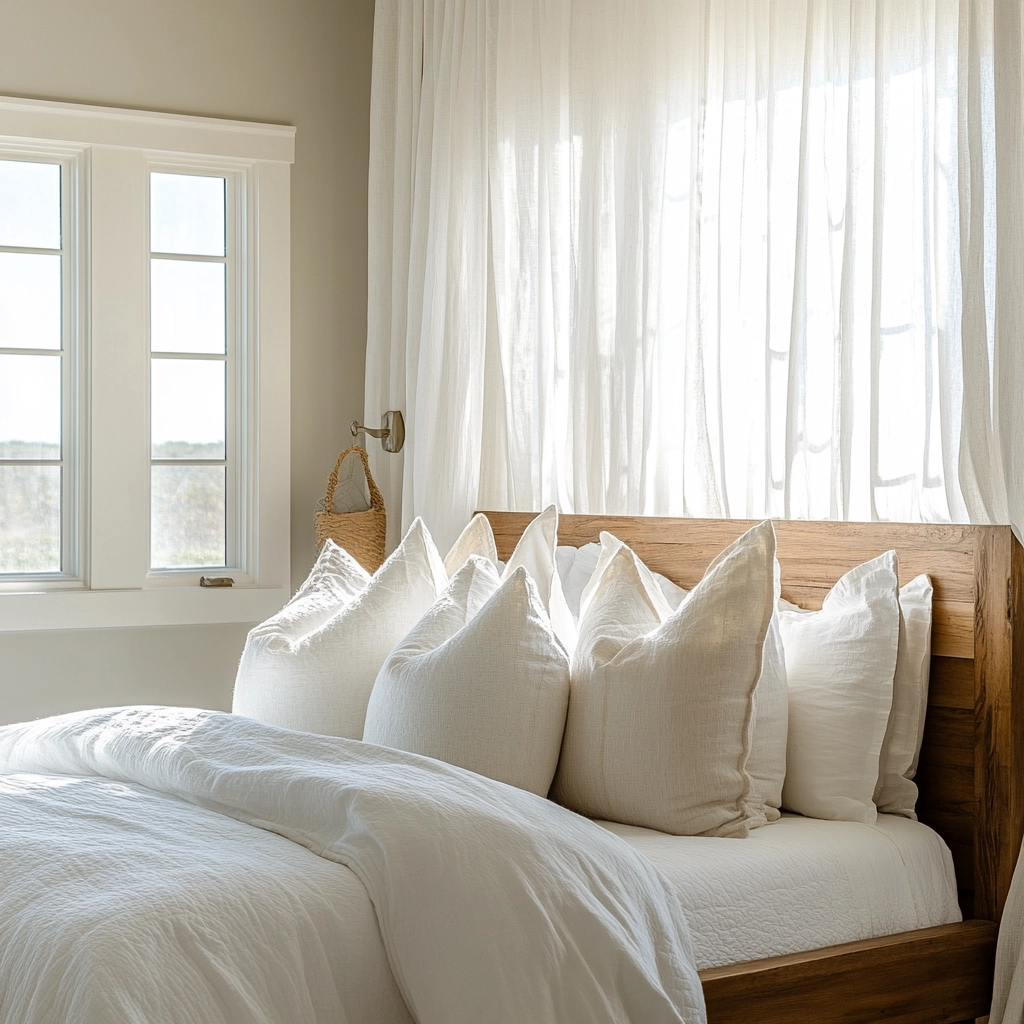 modern farmhouse bedroom curtains 80