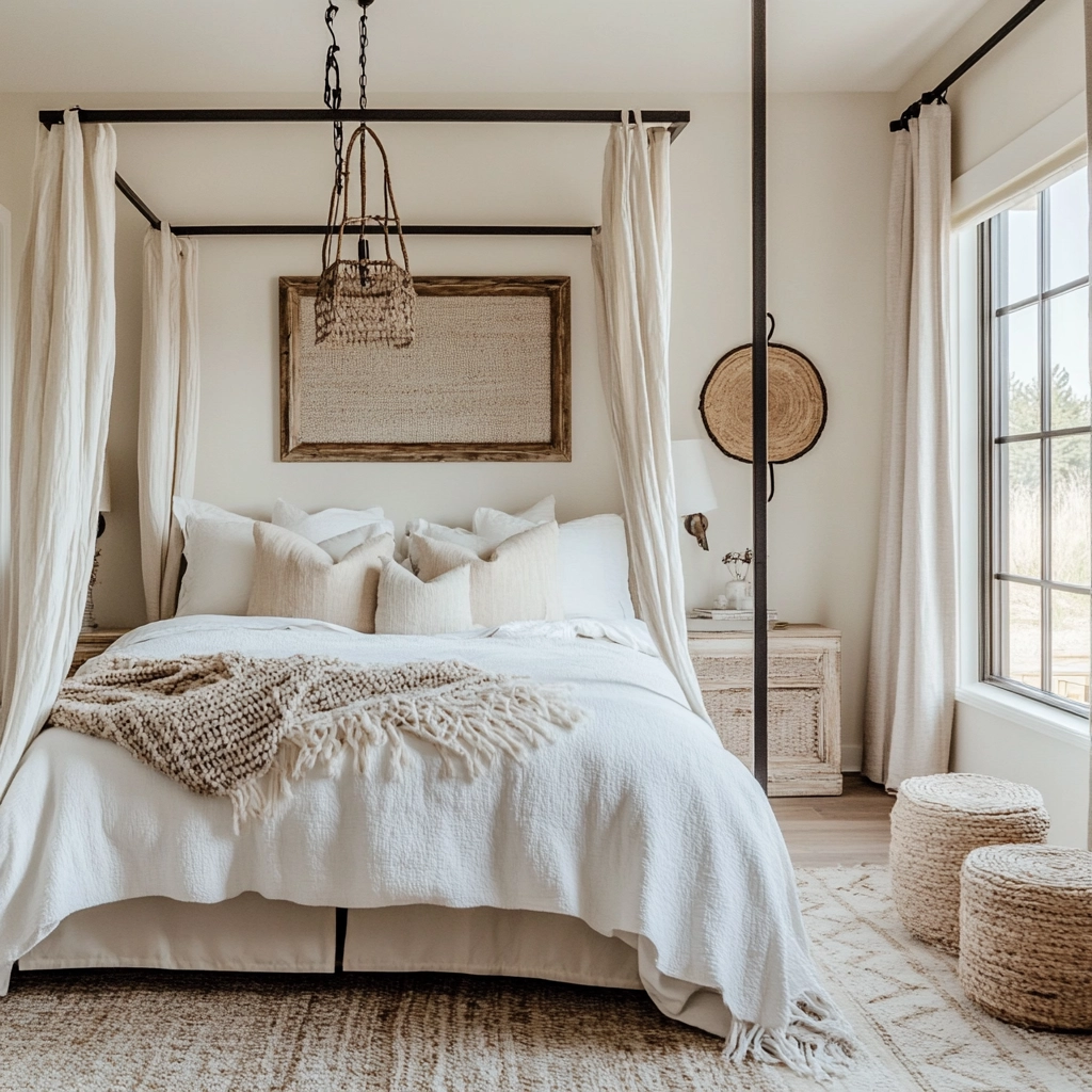 modern farmhouse bedroom decor ideas 23
