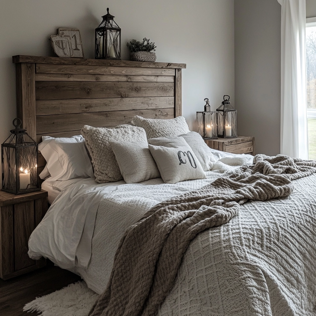 modern farmhouse bedroom decor ideas 54