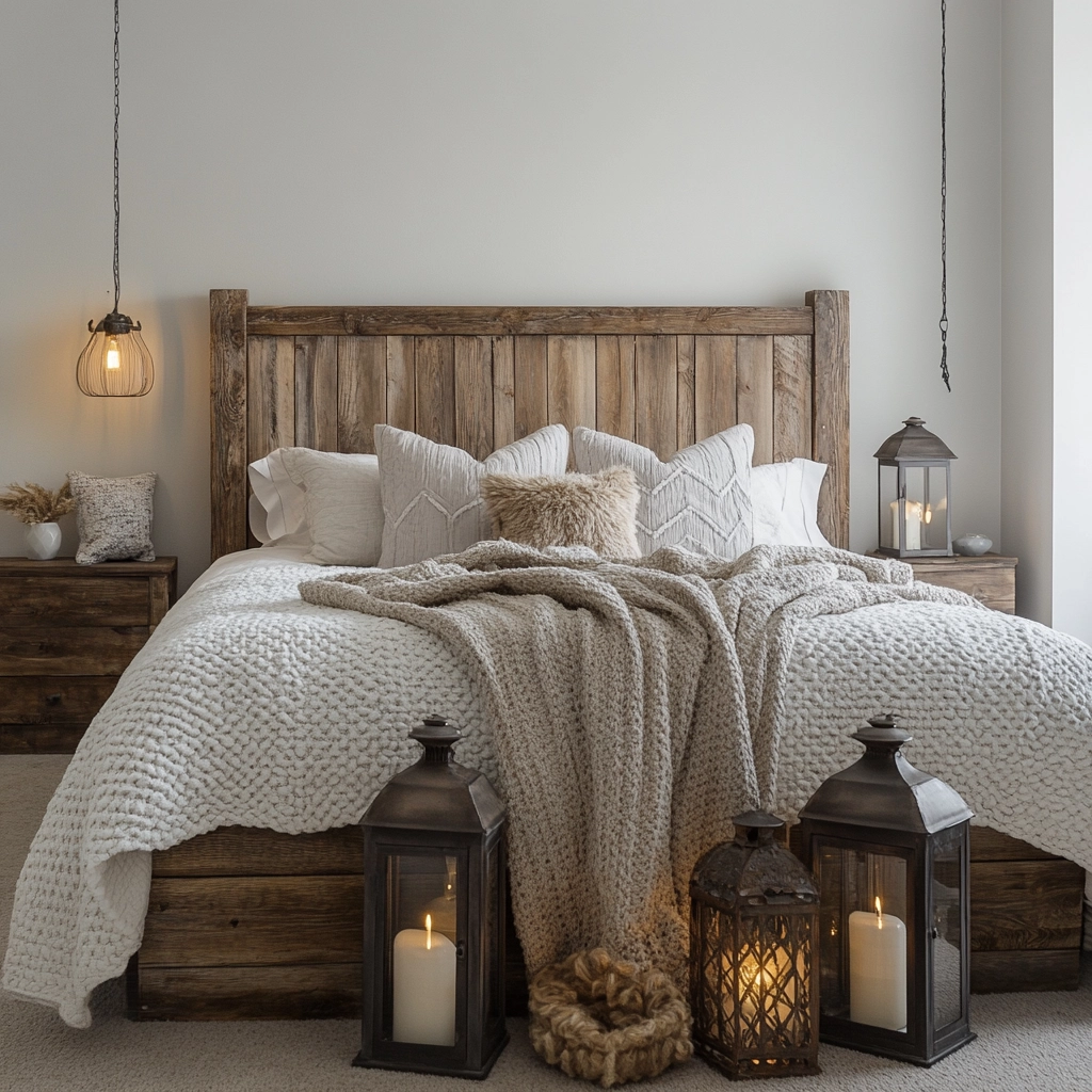 modern farmhouse bedroom decor ideas 55