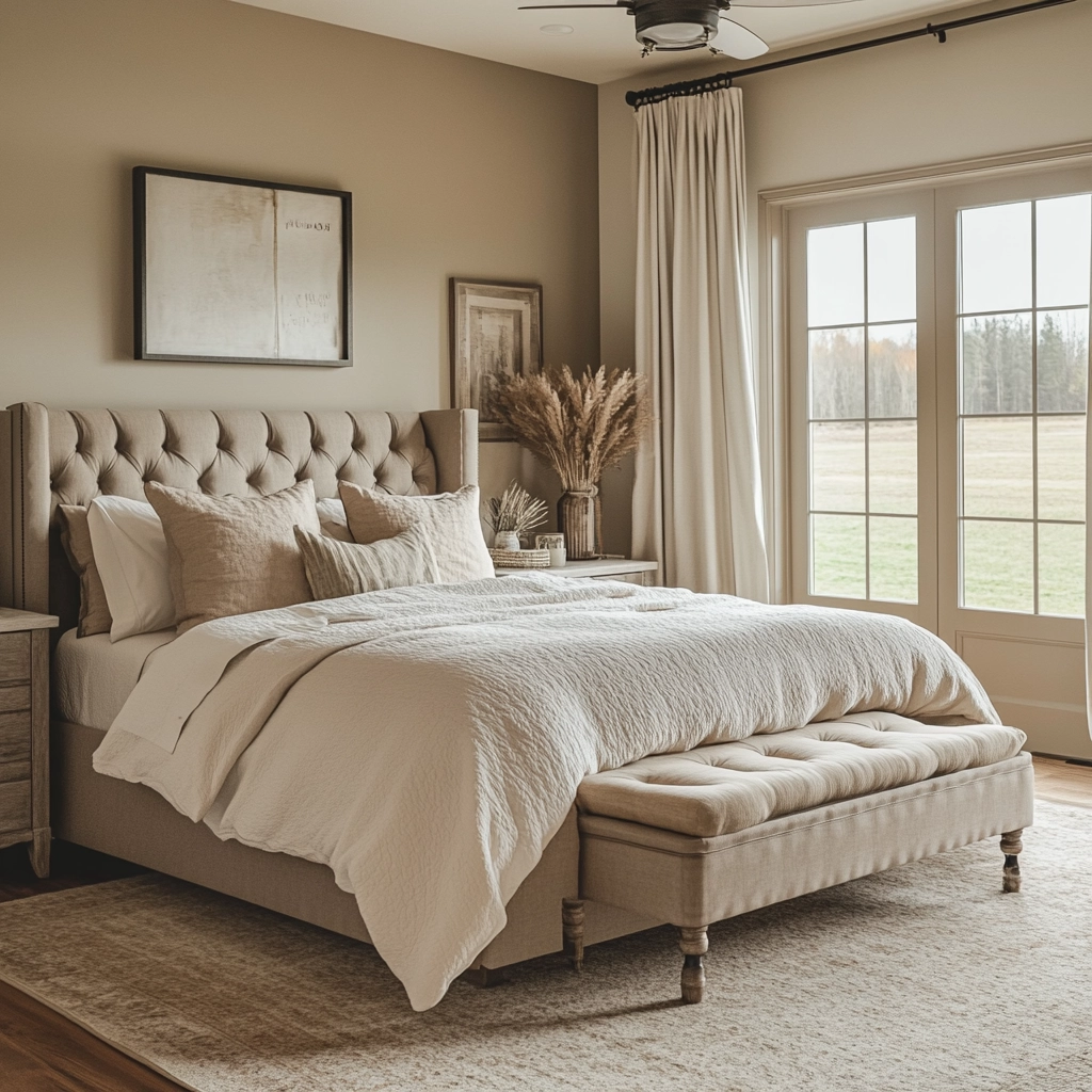 modern farmhouse bedroom decor ideas 78