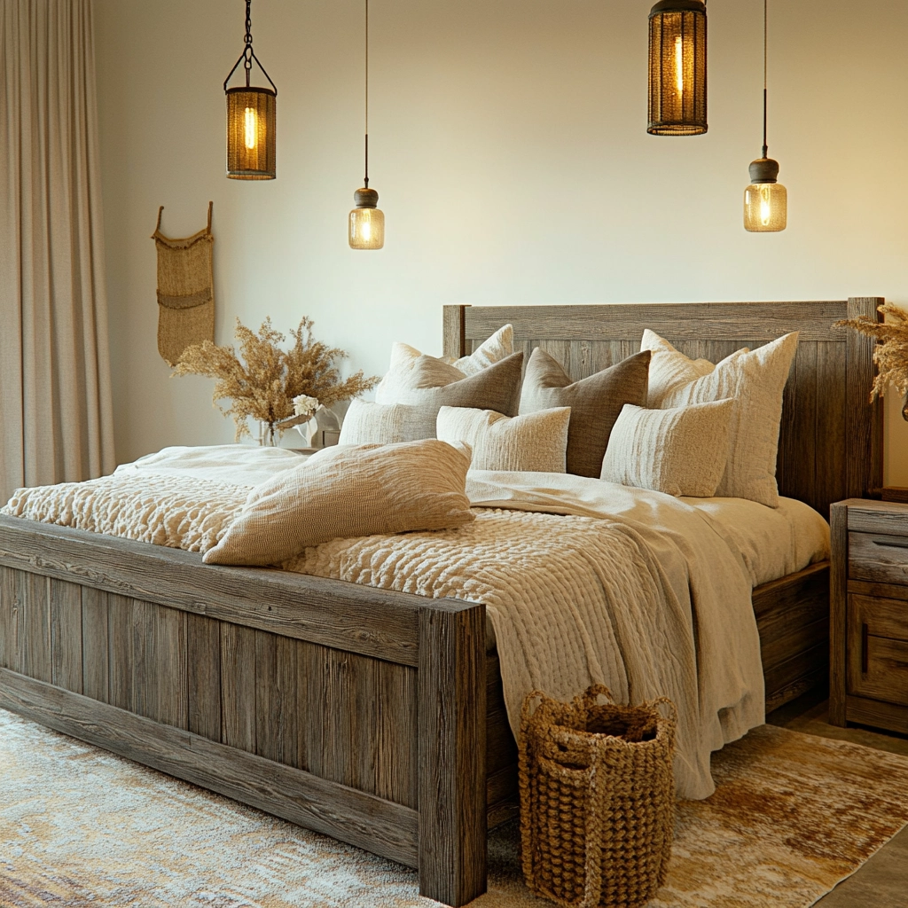 modern farmhouse bedroom design 27