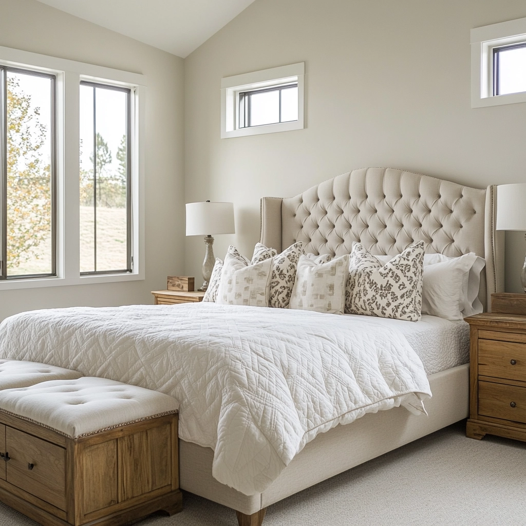modern farmhouse bedroom master suite paint colors 2