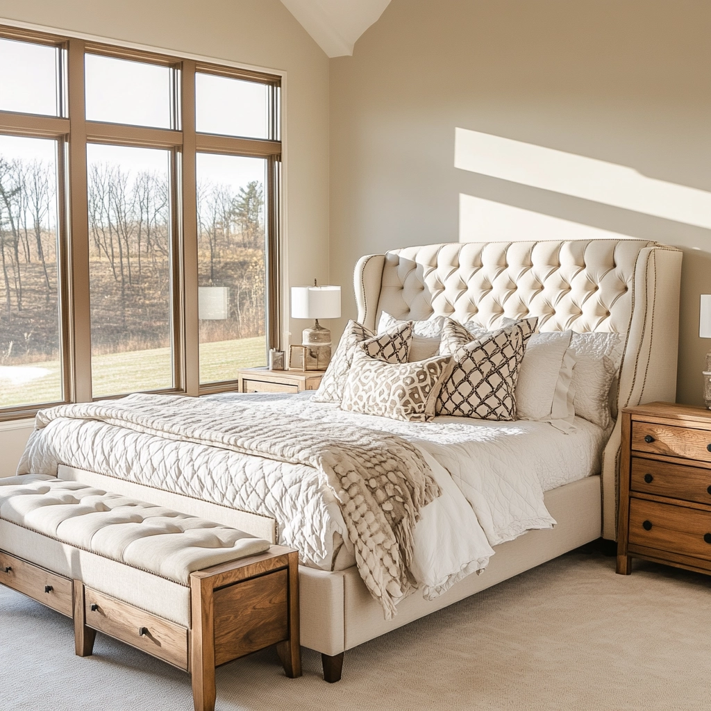 modern farmhouse bedroom master suite paint colors 4