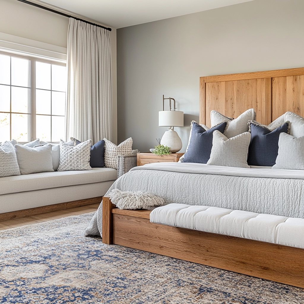 modern farmhouse bedroom master suite paint colors 74