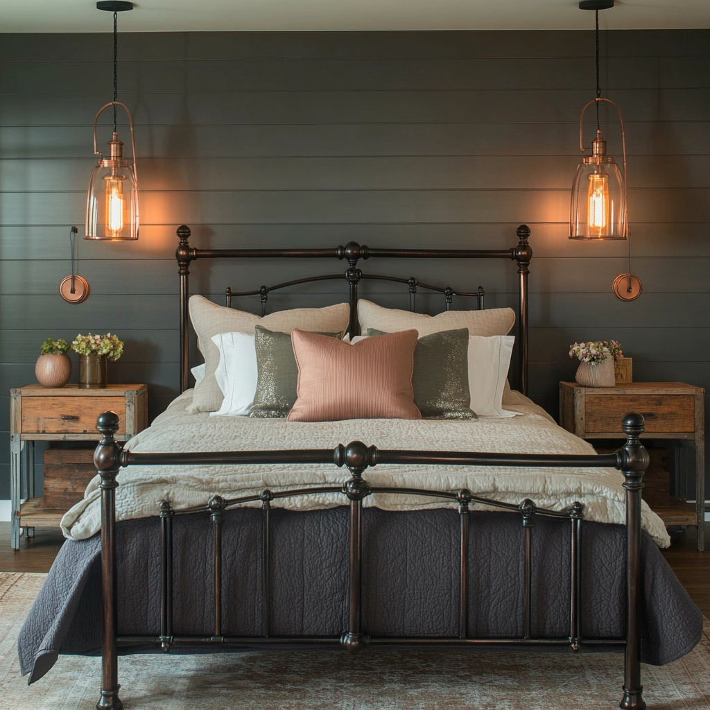modern farmhouse bedroom master suite shiplap 17