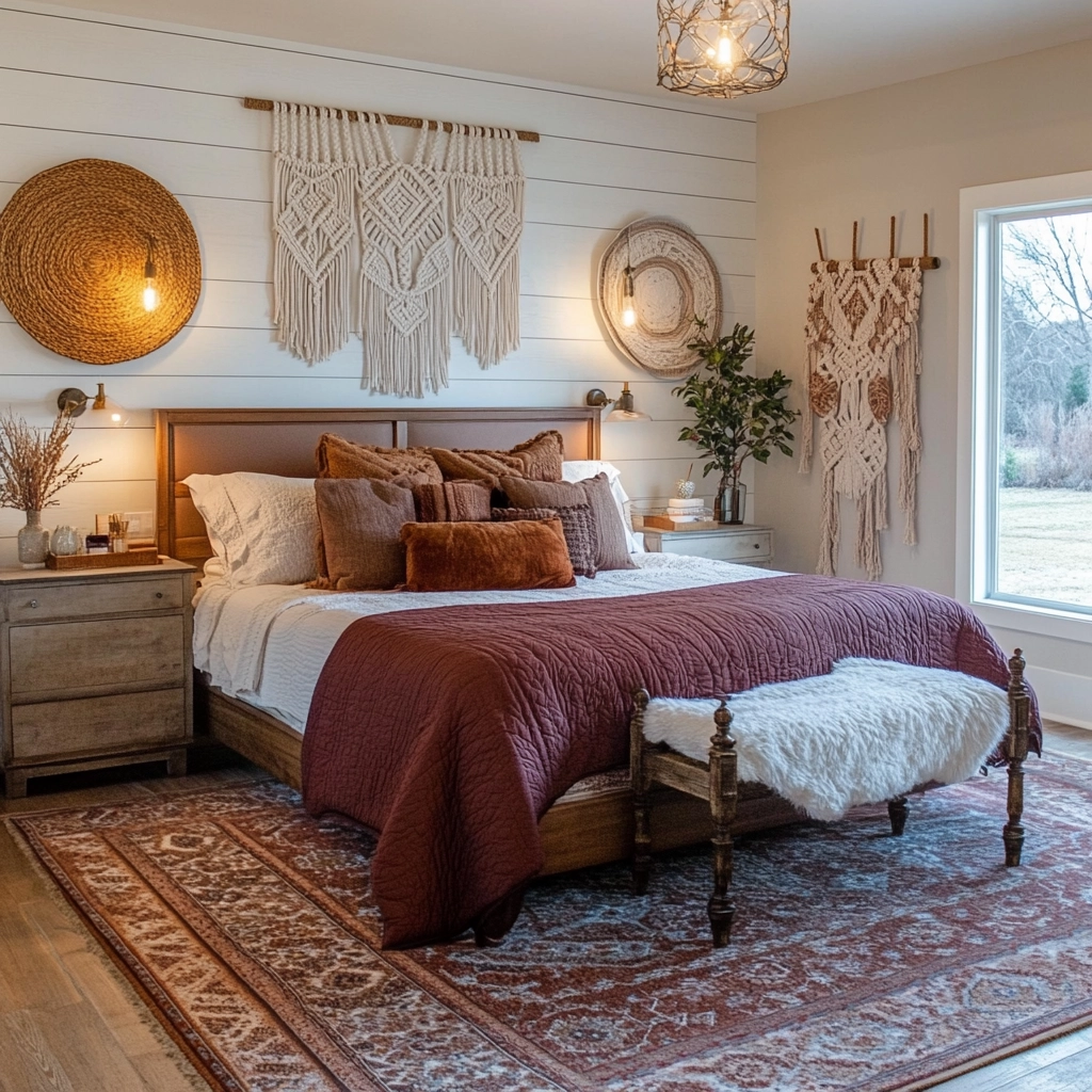 modern farmhouse bedroom master suite shiplap 21