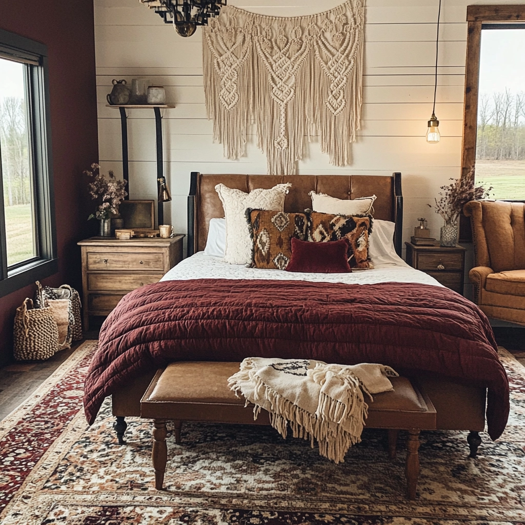 modern farmhouse bedroom master suite shiplap 23
