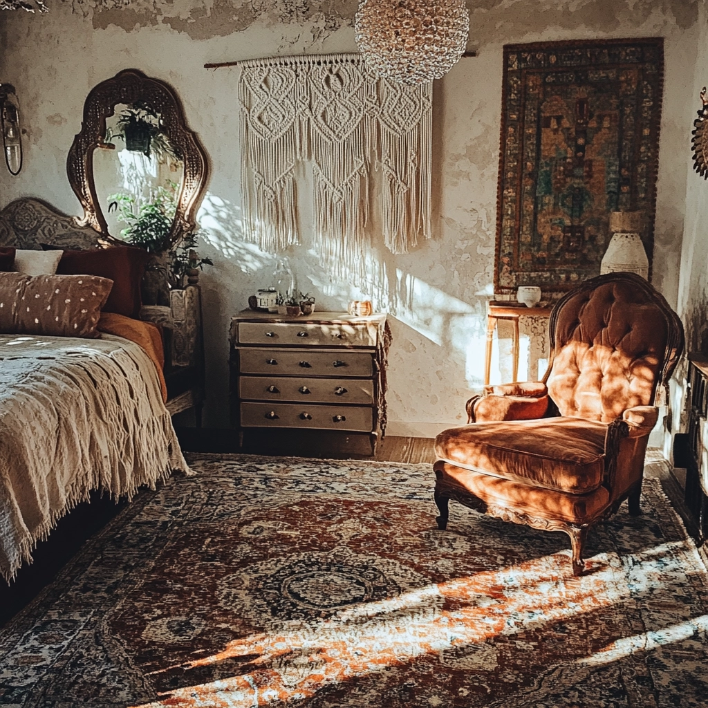 modern farmhouse bedroom master suite vaulted ceilings 14