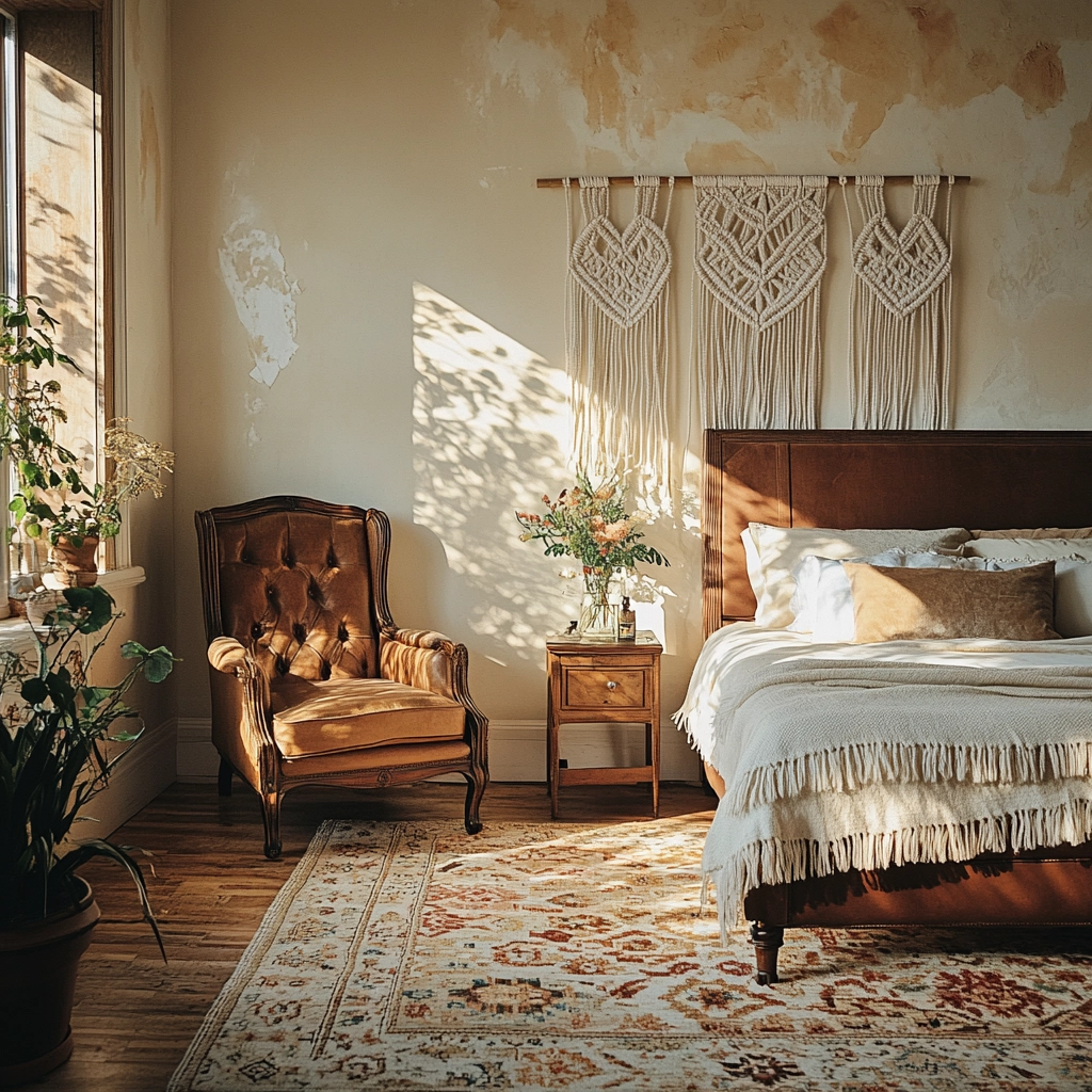 modern farmhouse bedroom master suite vaulted ceilings 15