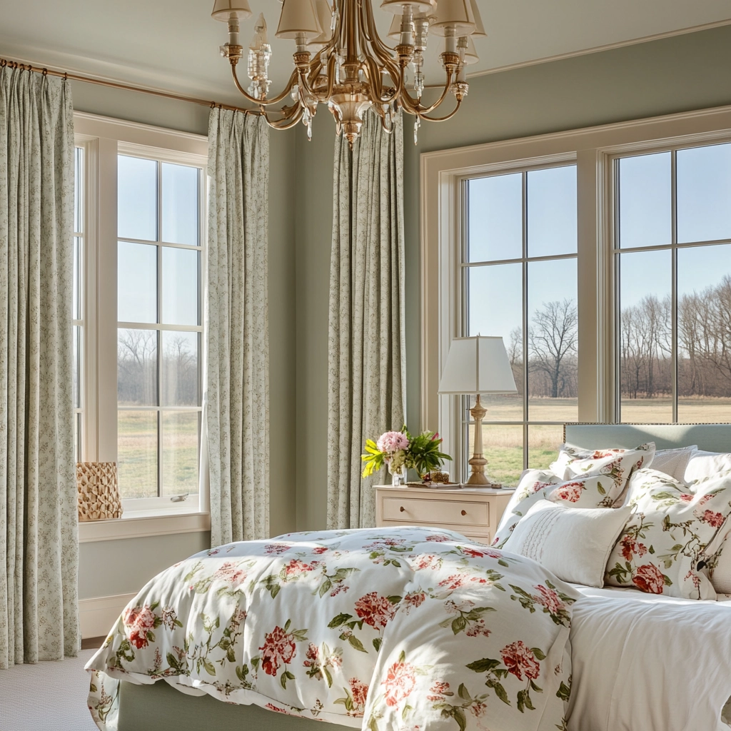 modern farmhouse bedroom master suite vaulted ceilings 21