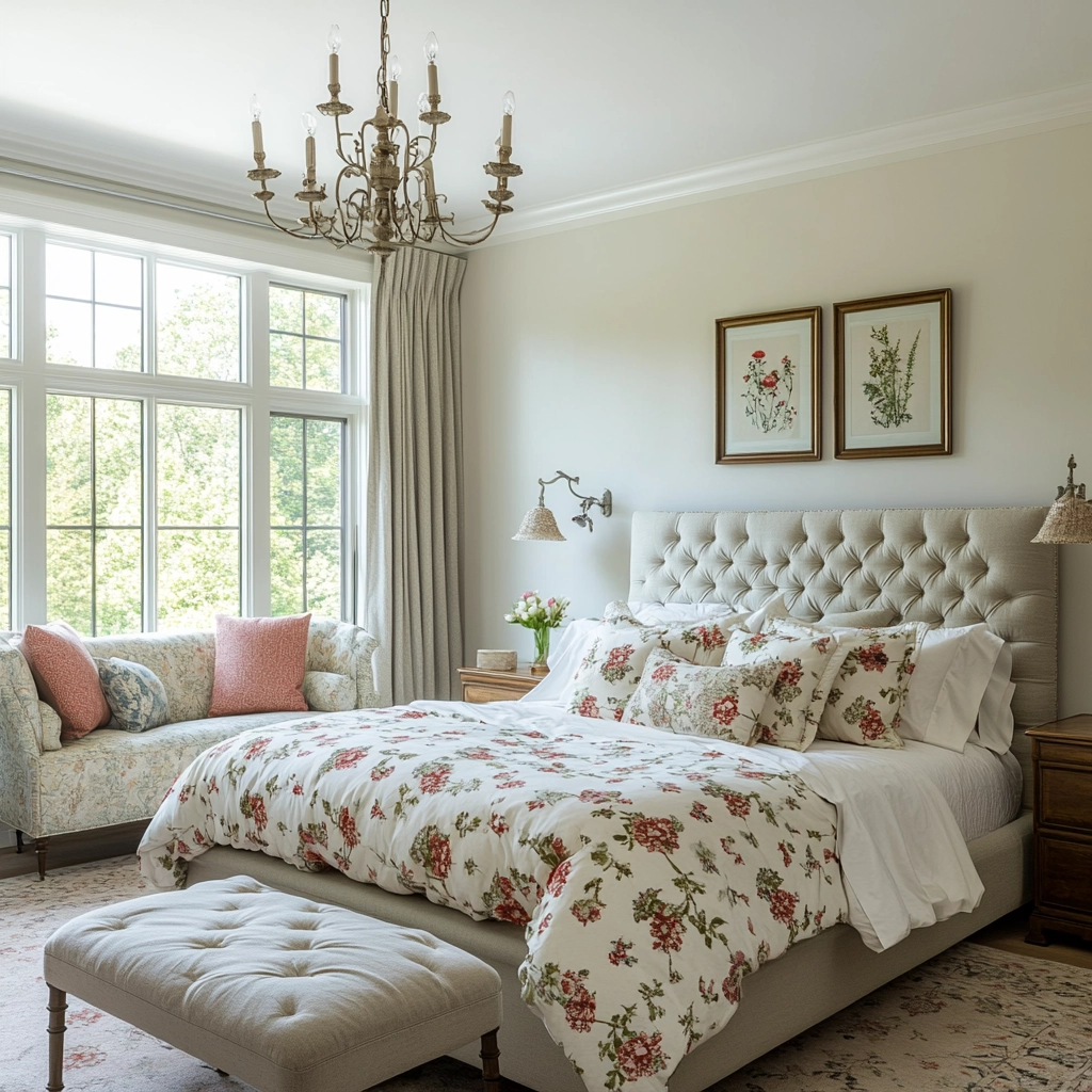 modern farmhouse bedroom master suite vaulted ceilings 22