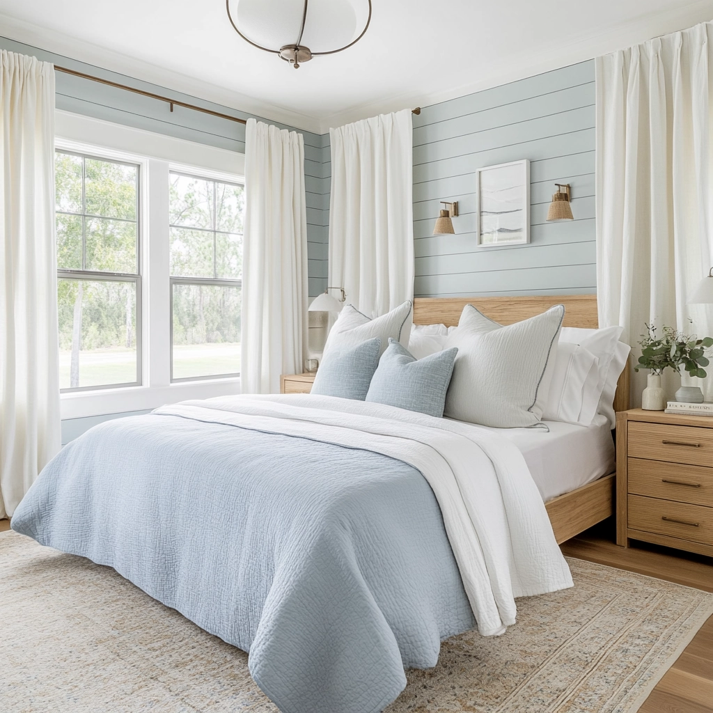 modern farmhouse bedroom master suite vaulted ceilings 30