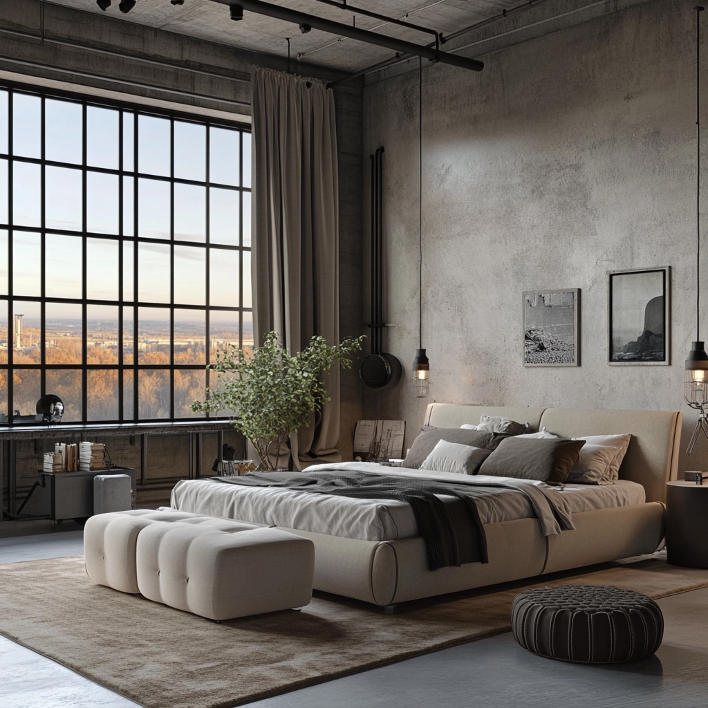 modern farmhouse bedroom master suite vaulted ceilings 48