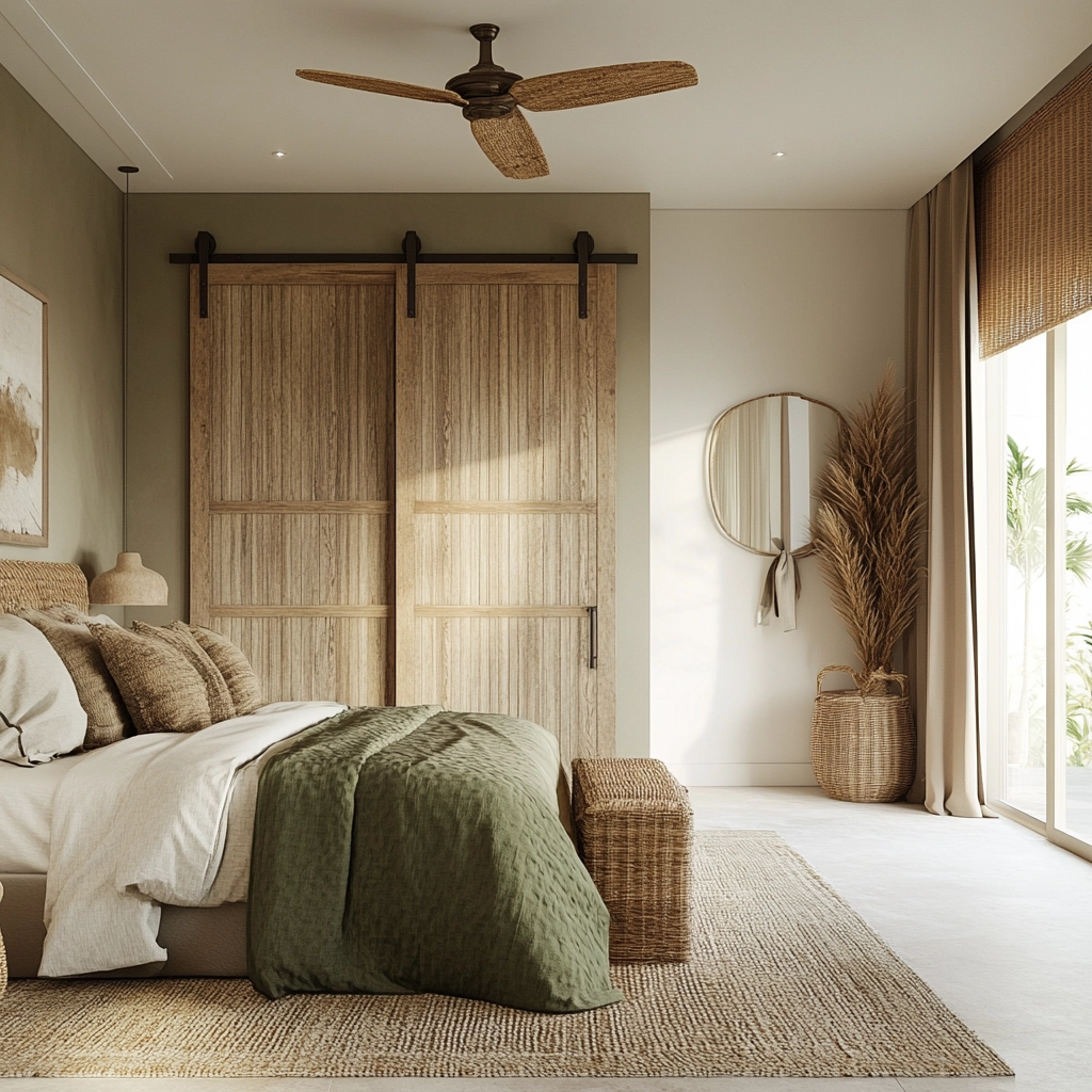 modern farmhouse bedroom master suite vaulted ceilings 60