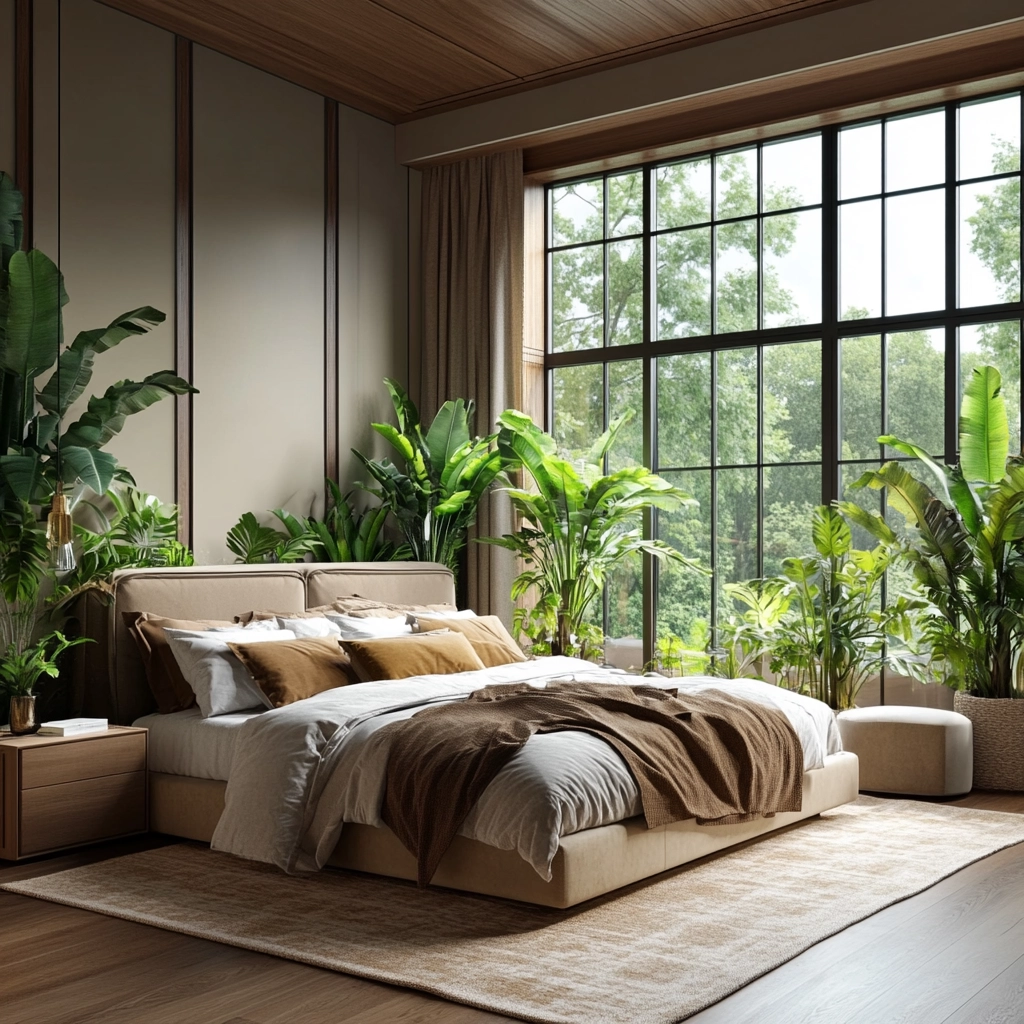 modern farmhouse bedroom master suite vaulted ceilings 64