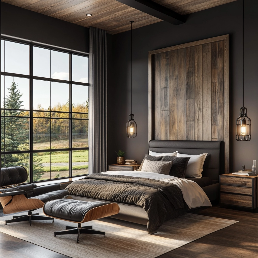 modern farmhouse bedroom master suite vaulted ceilings 70