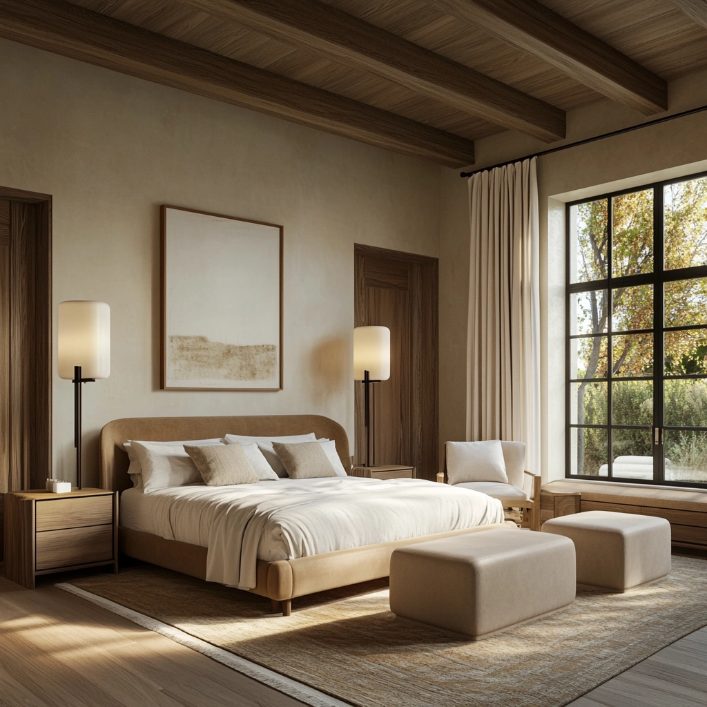 modern farmhouse bedroom master suite vaulted ceilings 78