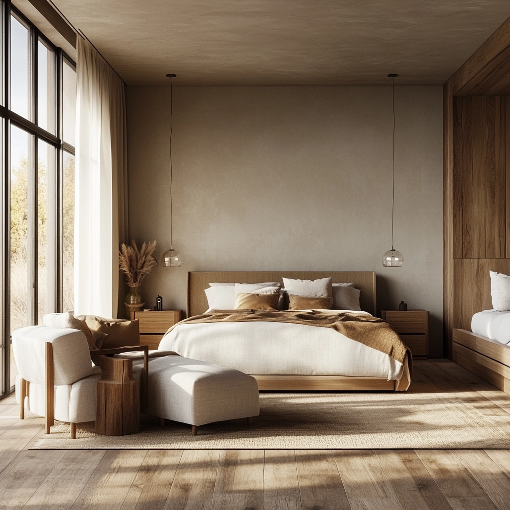 modern farmhouse bedroom master suite vaulted ceilings 80