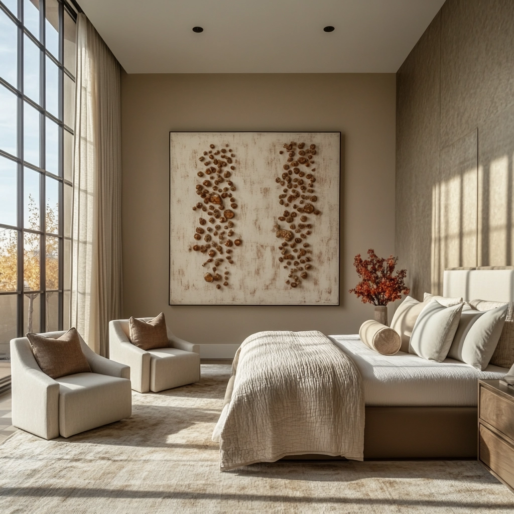 modern farmhouse bedroom master suite wall decor 14