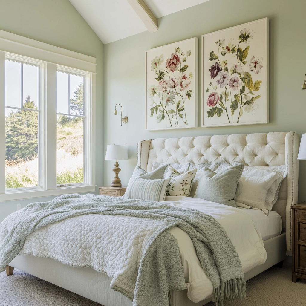 modern farmhouse bedroom master suite wall decor 18