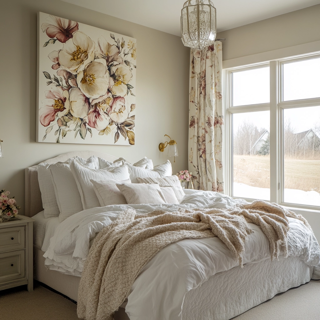 modern farmhouse bedroom master suite wall decor 19