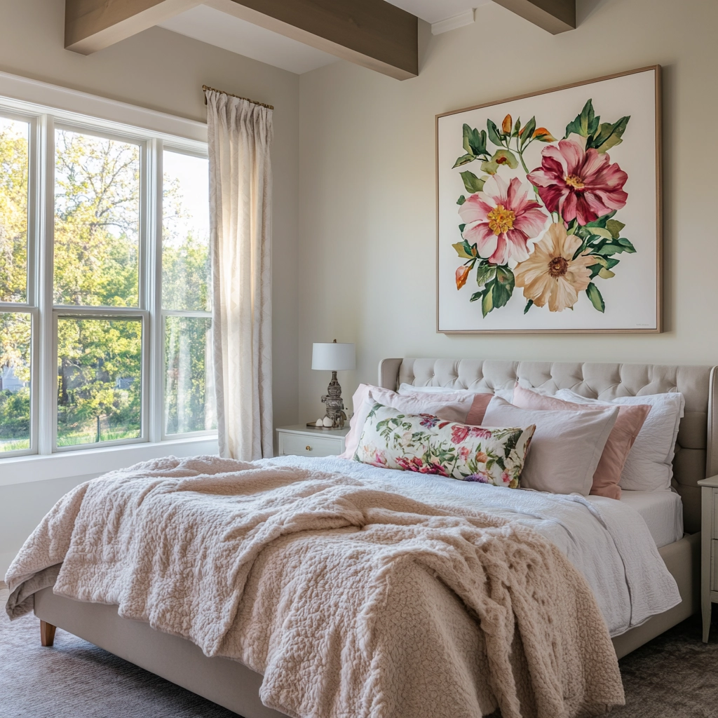 modern farmhouse bedroom master suite wall decor 20