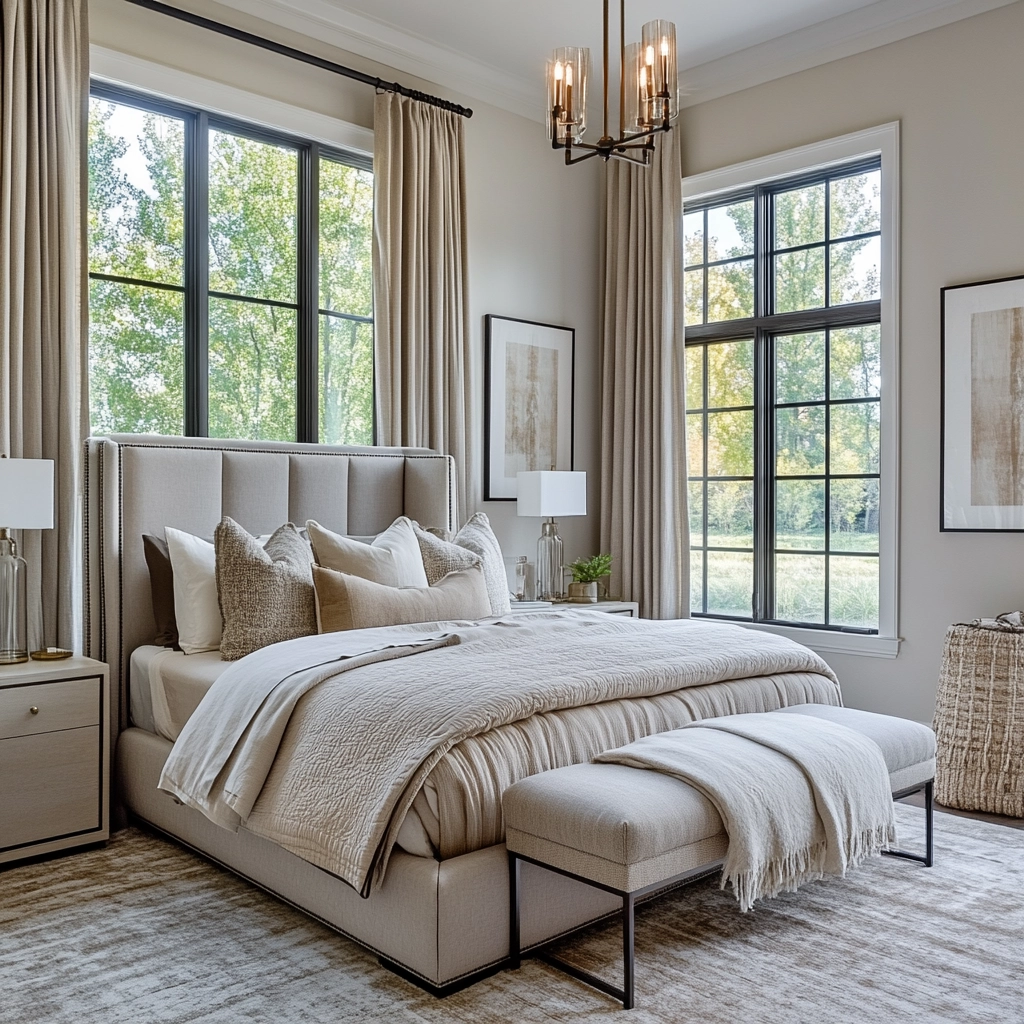 modern farmhouse bedroom master suite wall decor 35