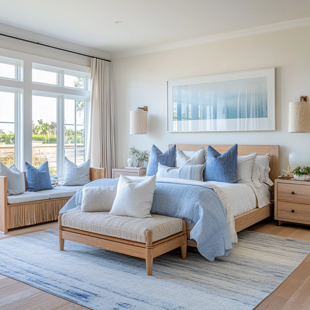 modern farmhouse bedroom master suite wall decor 44