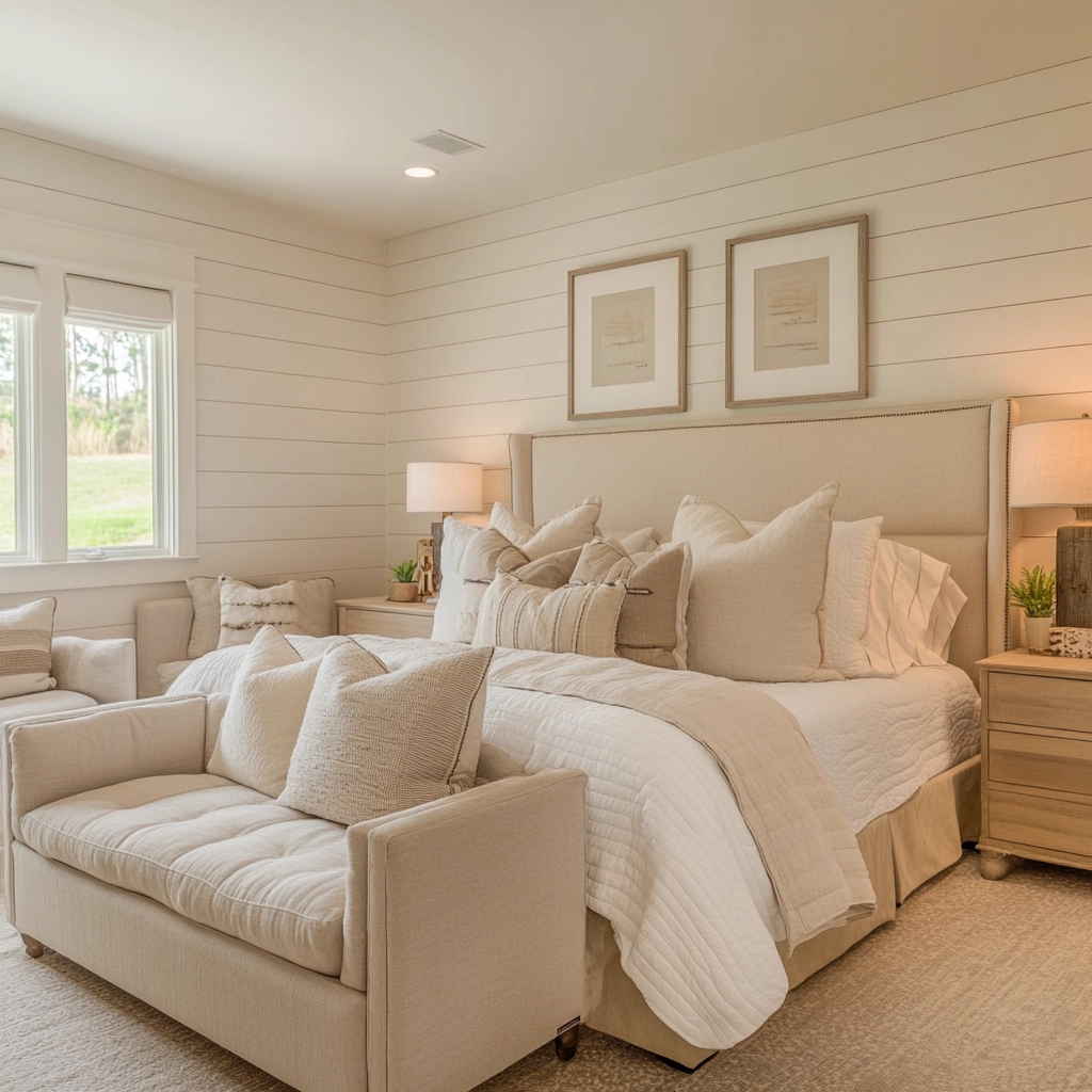 modern farmhouse bedroom master suite wall decor 5
