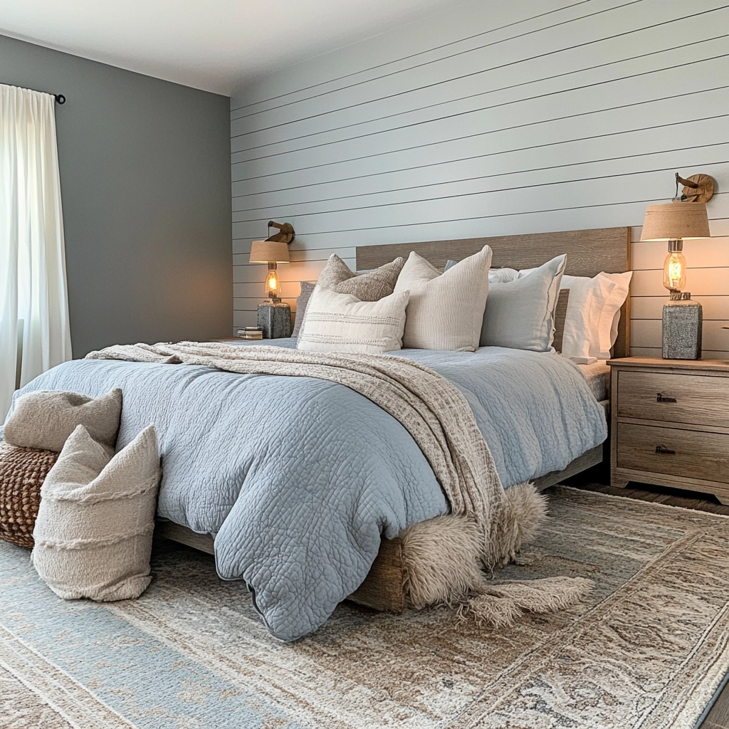 modern farmhouse bedroom paint colors 7
