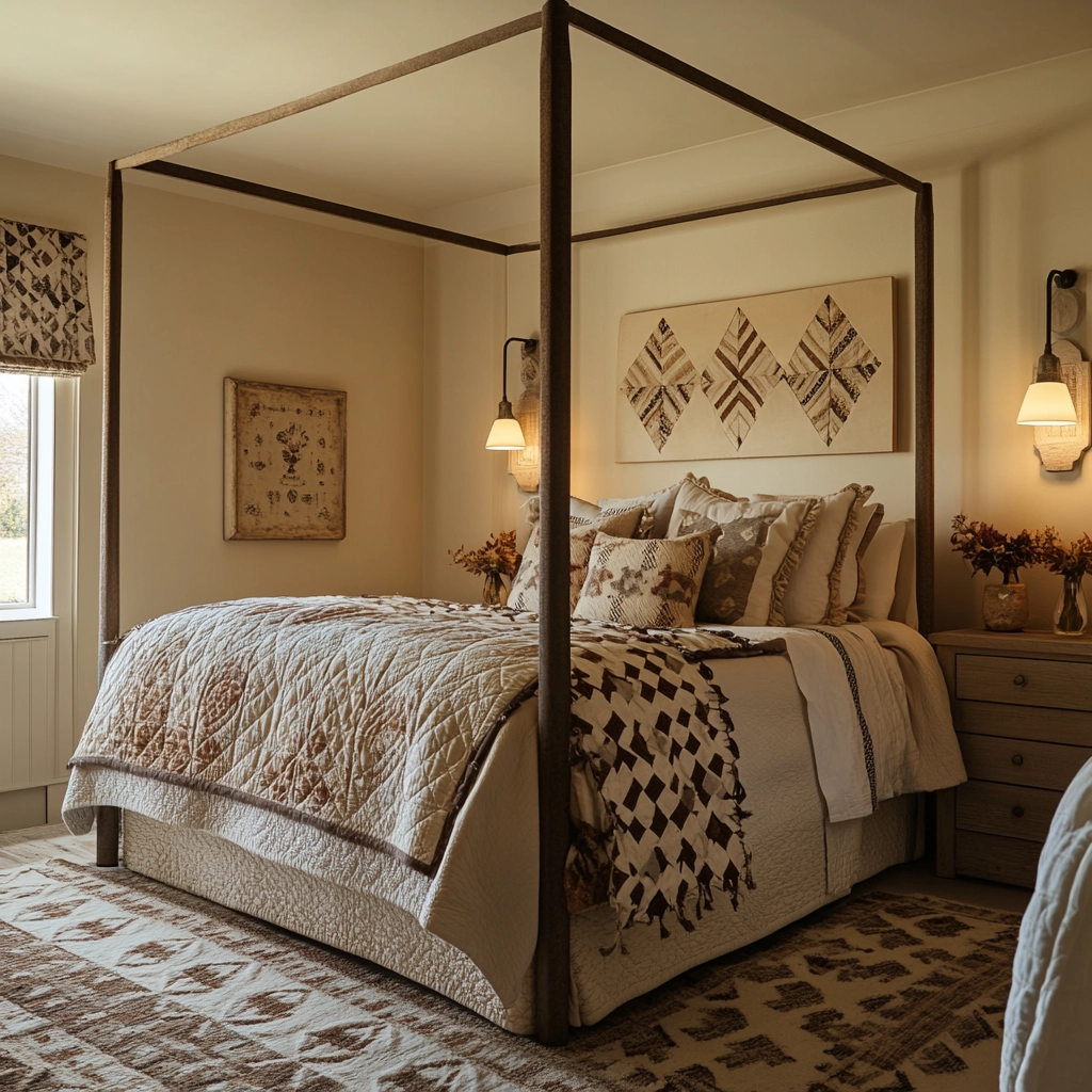 modern farmhouse bedroom wall decor 29
