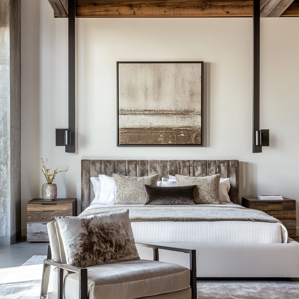 modern farmhouse bedroom wall decor 74