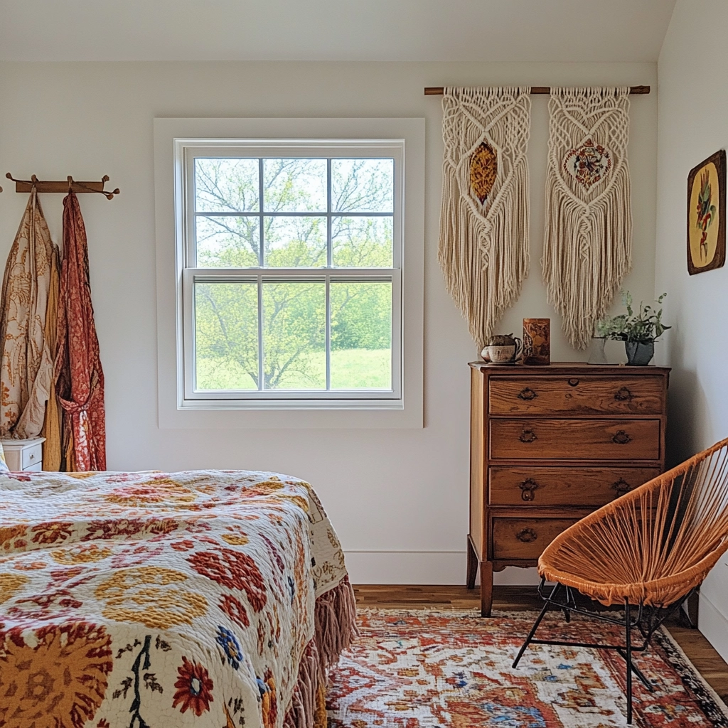 modern farmhouse guest bedroom 20