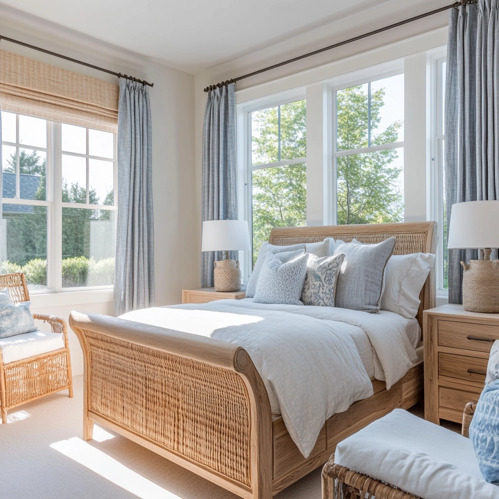 modern farmhouse guest bedroom 22