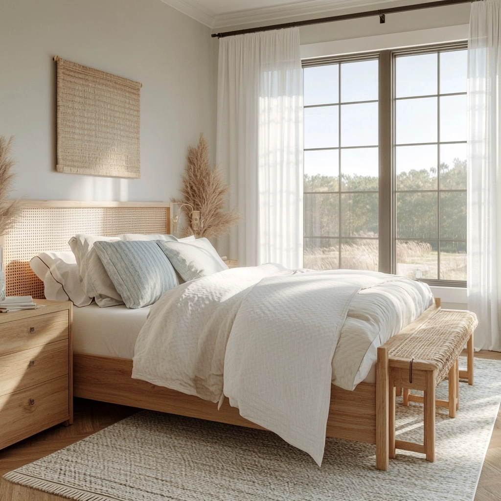 modern farmhouse guest bedroom 24
