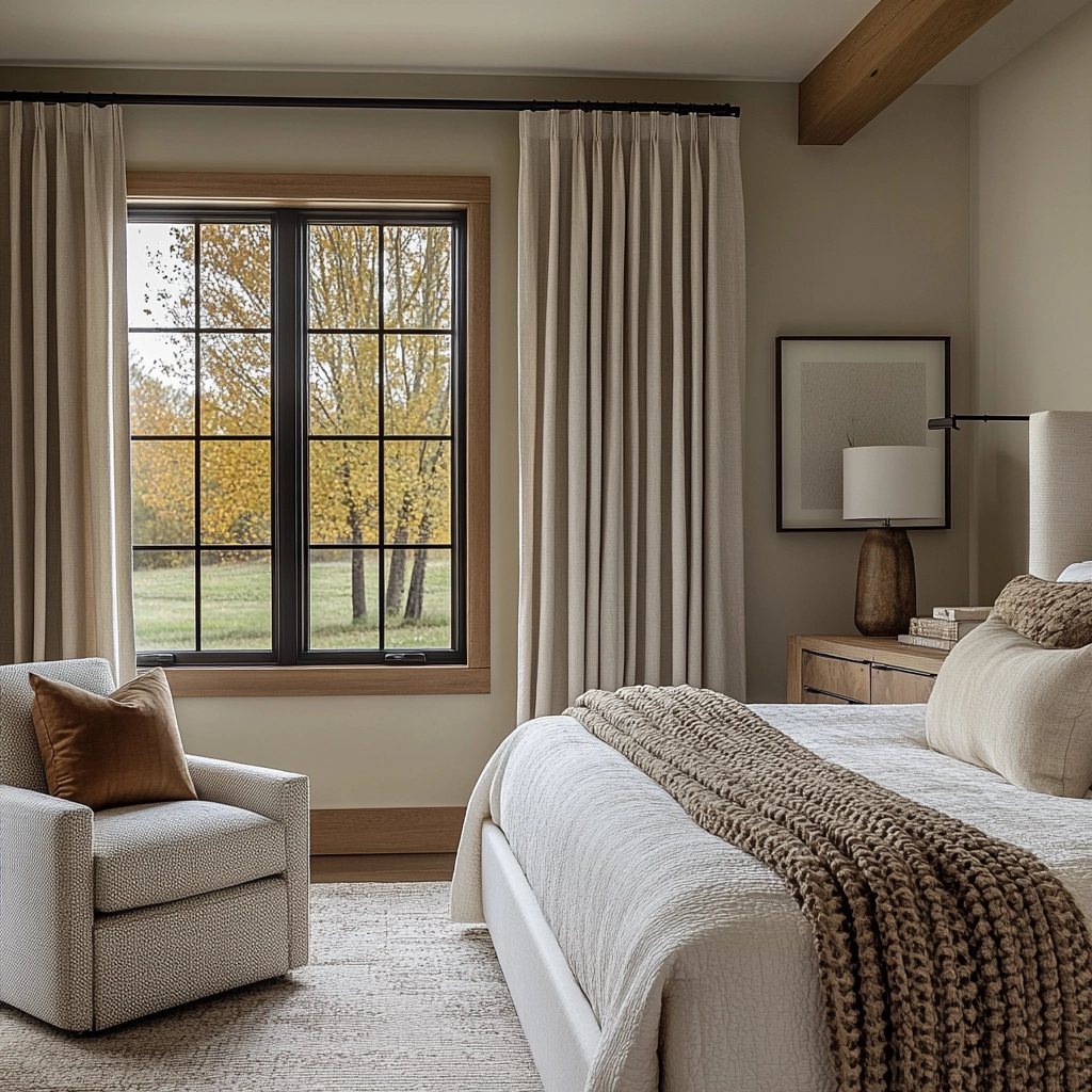 modern farmhouse guest bedroom 34