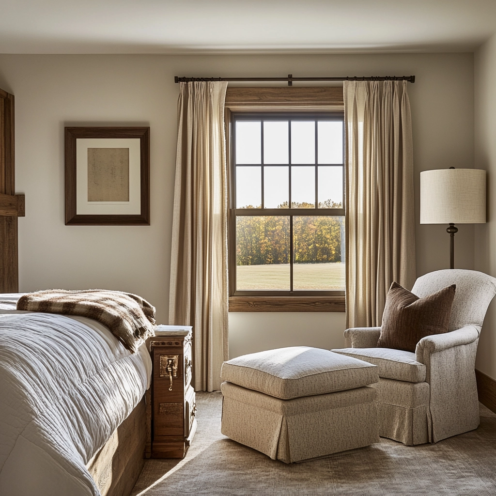 modern farmhouse guest bedroom 35