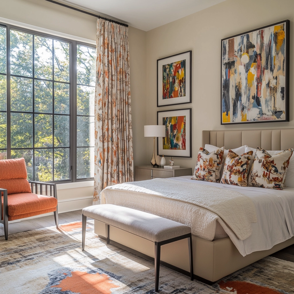 modern farmhouse guest bedroom 75