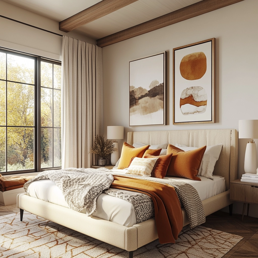 modern farmhouse guest bedroom 76