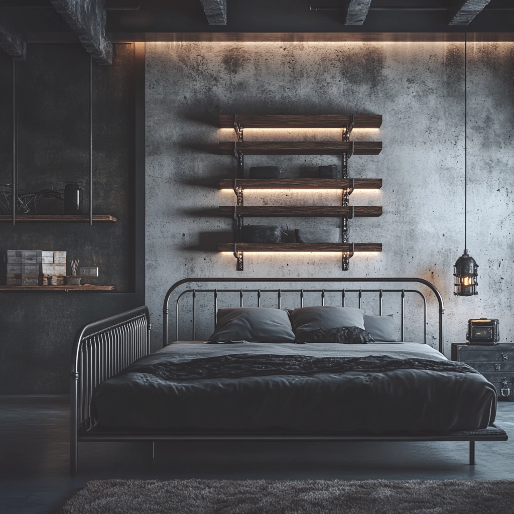 modern farmhouse interior bedroom 15