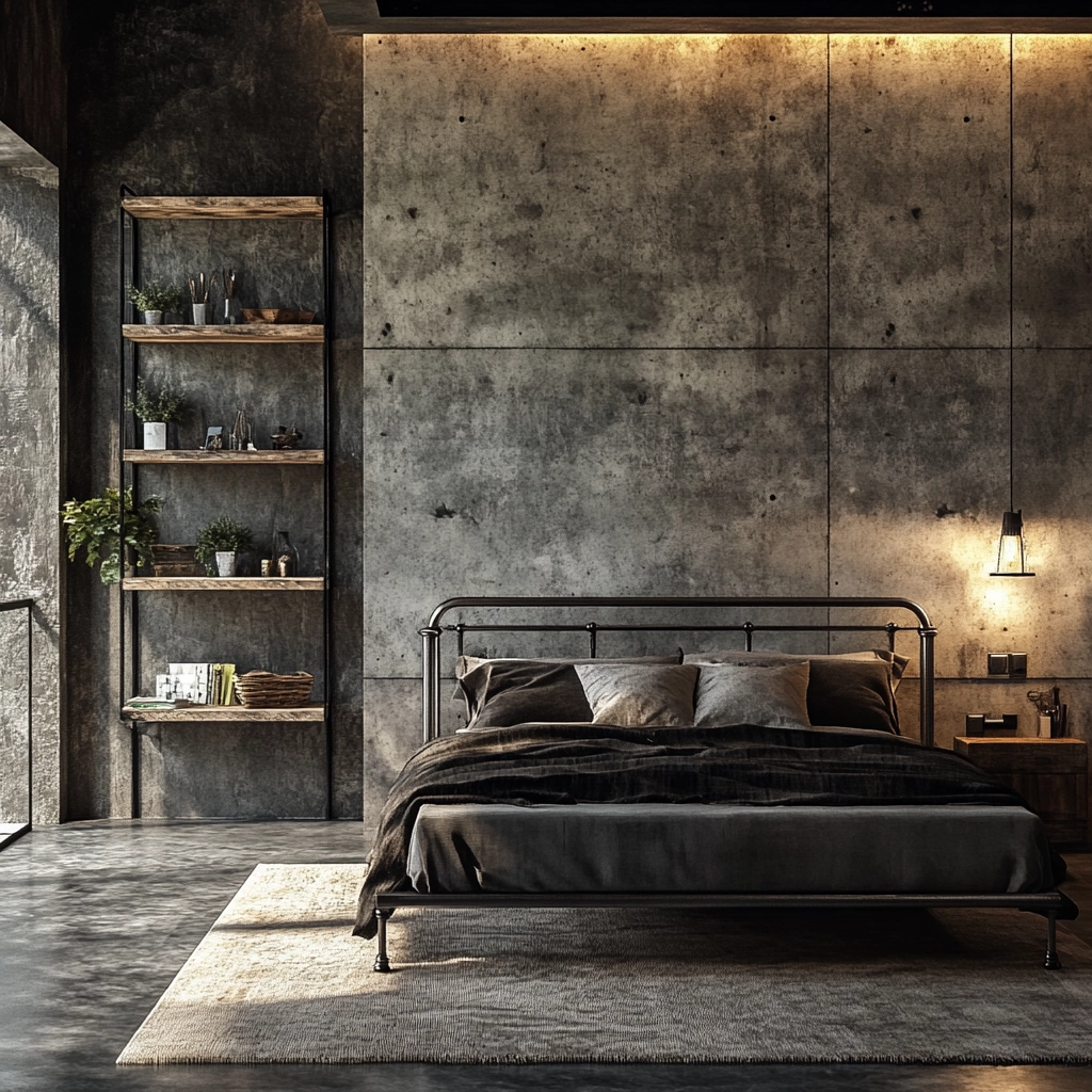 modern farmhouse interior bedroom 16
