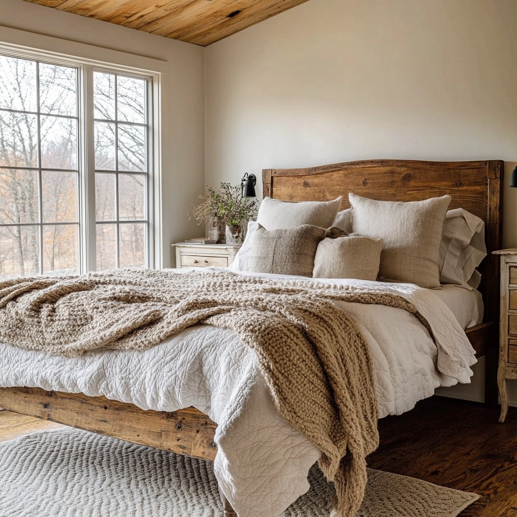 modern farmhouse interior bedroom 2