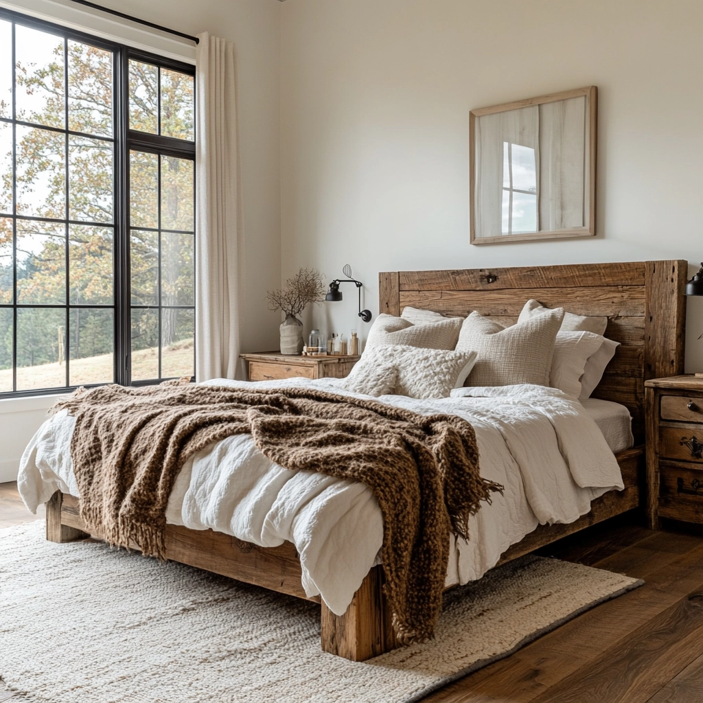 modern farmhouse interior bedroom 3