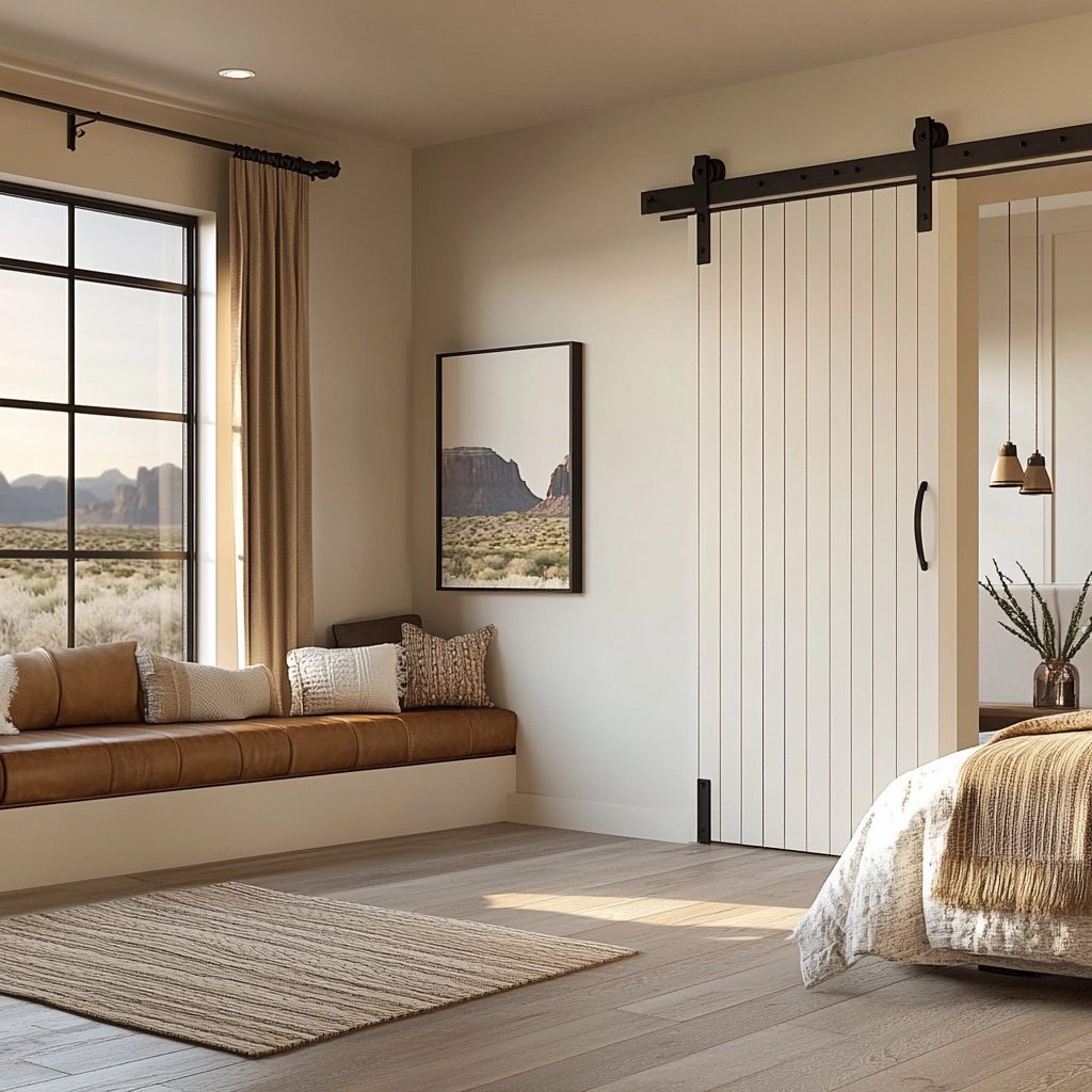modern farmhouse interior bedroom 33