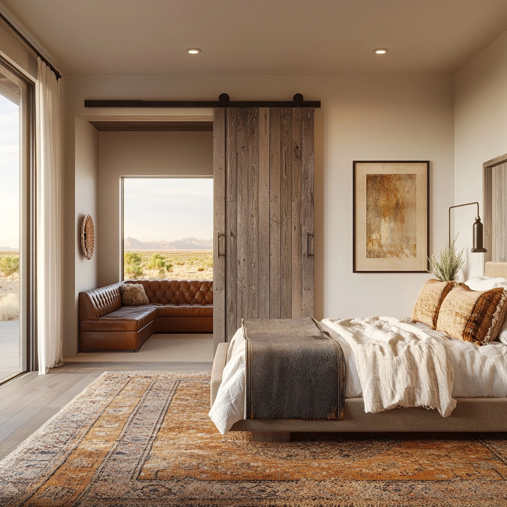 modern farmhouse interior bedroom 35