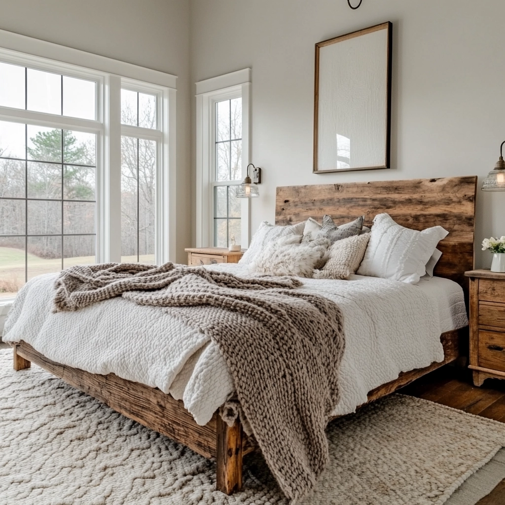 modern farmhouse interior bedroom 4