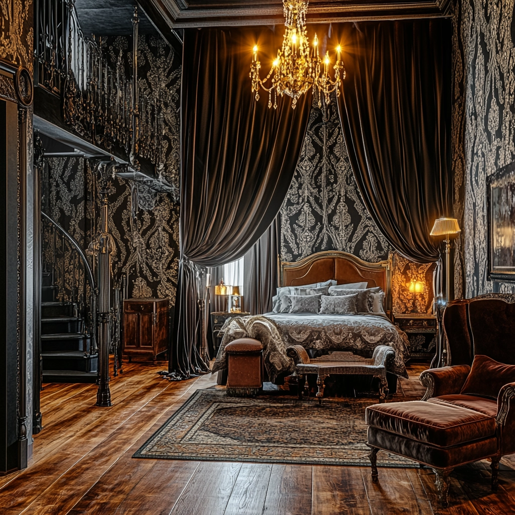 modern farmhouse interior bedroom 42