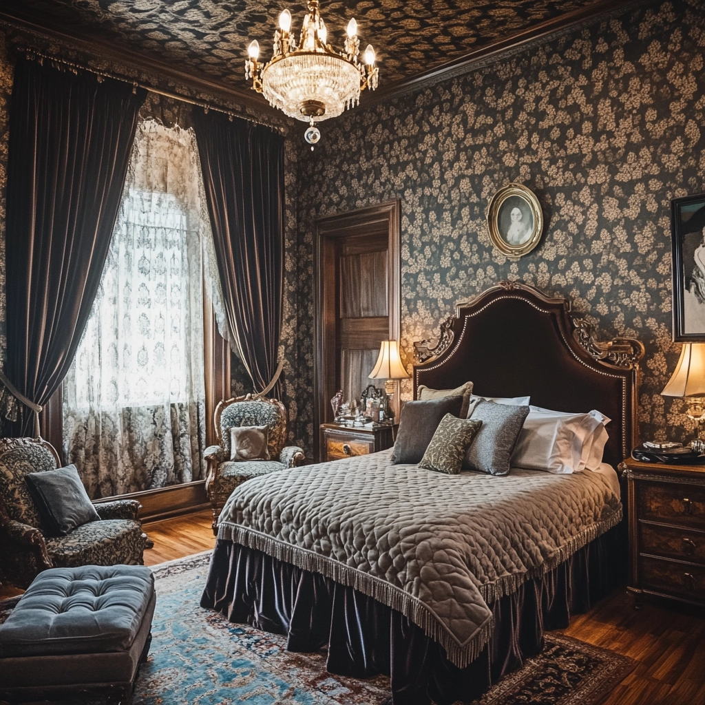 modern farmhouse interior bedroom 43