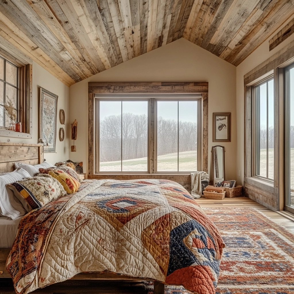modern farmhouse interior bedroom 45